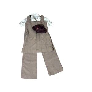 Vintage Girl Scouts Brownies Uniform Shirt Pants Jumper Dress Hat Girls Size 6/7